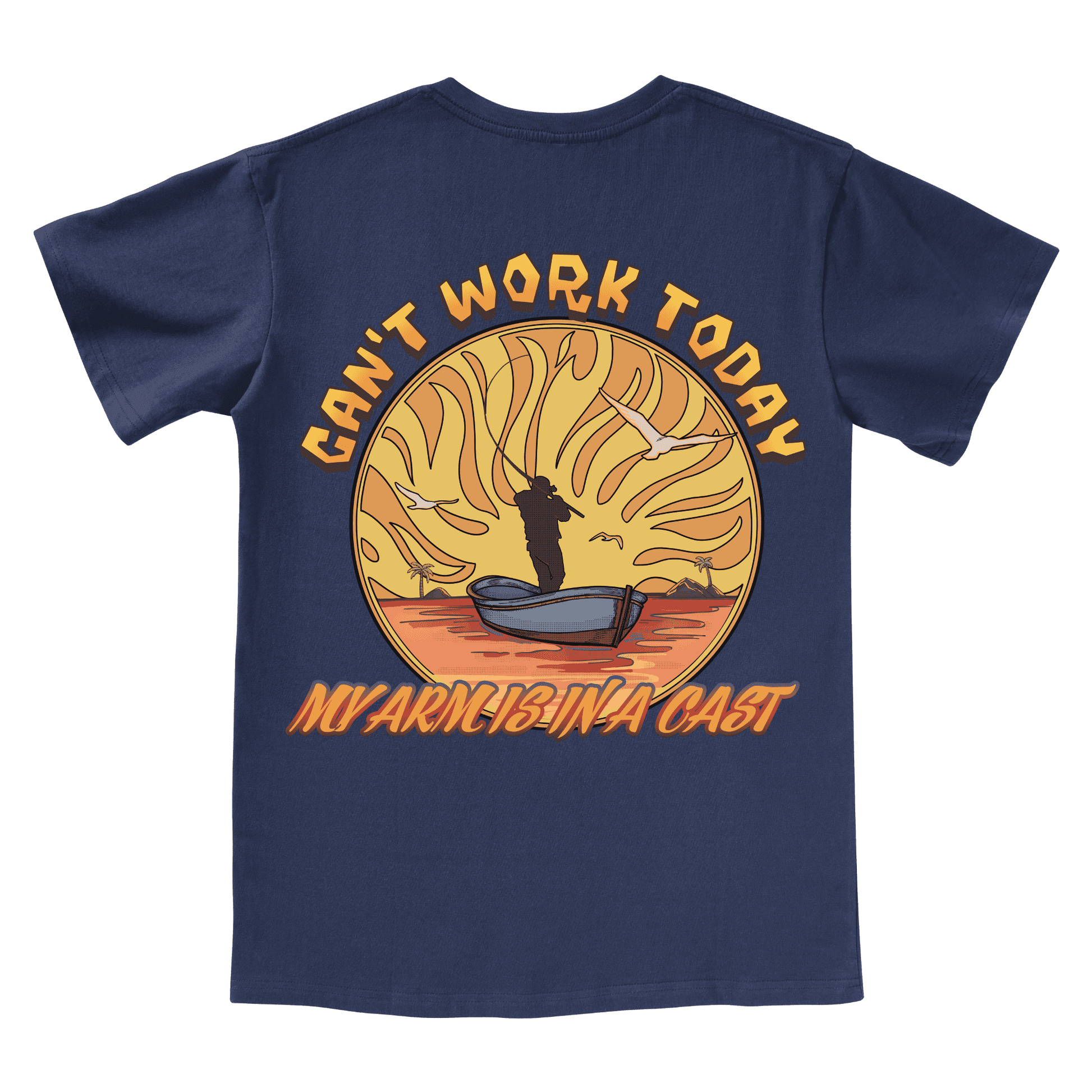 Can't Work Today V neck Tee