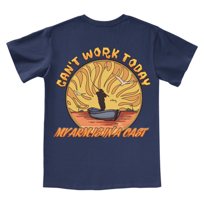 Can't Work Today V neck Tee