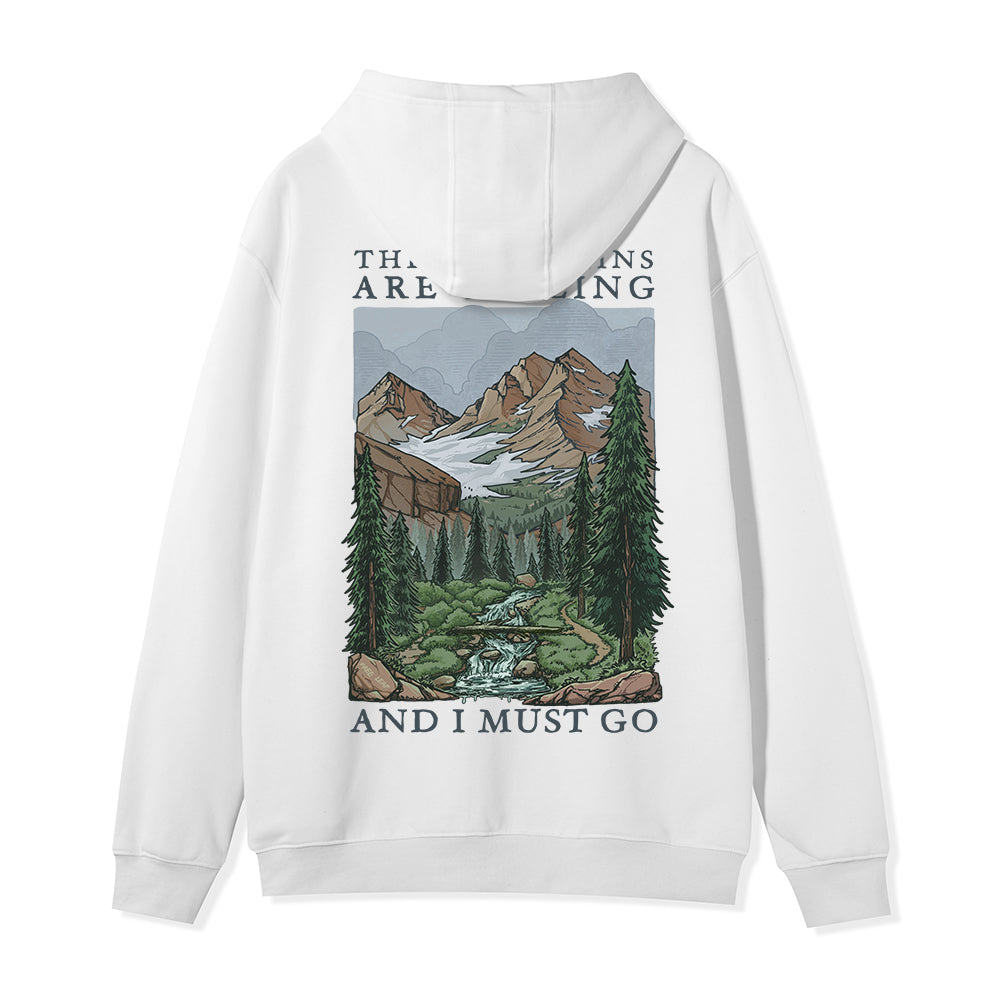 Freeleaf The Mountains Are Calling Unisex Fleece Full-Zip Hoodie