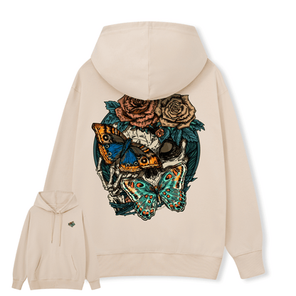 Floral Skull Hoodie