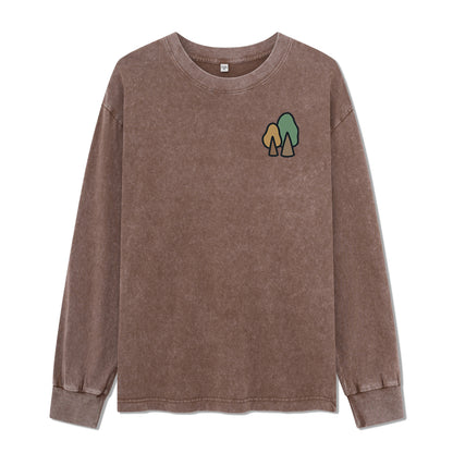 Freeleaf Pathway to the  Universe Unisex Washed Long Sleeve Top