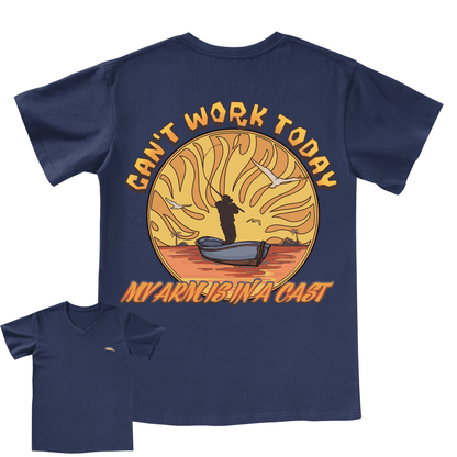 Can't Work Today V neck Tee
