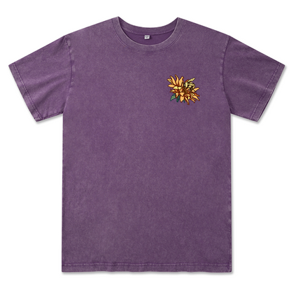 Freeleaf Sunshine Makes Me Happy Washed Tee