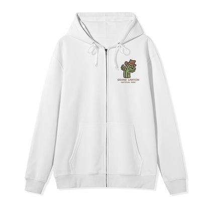 Freeleaf Grand Canyon National Park  Unisex Nature Inspired Fleece Full-Zip Hoodie