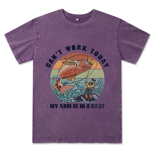 Freeleaf Rainbow Afterglow of Redfish Unisex Washed Tee