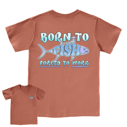 Born To Fish V-neck Tee