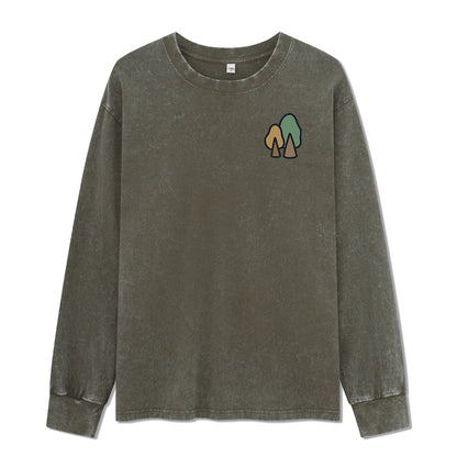 Freeleaf Pathway to the  Universe Unisex Washed Long Sleeve Top