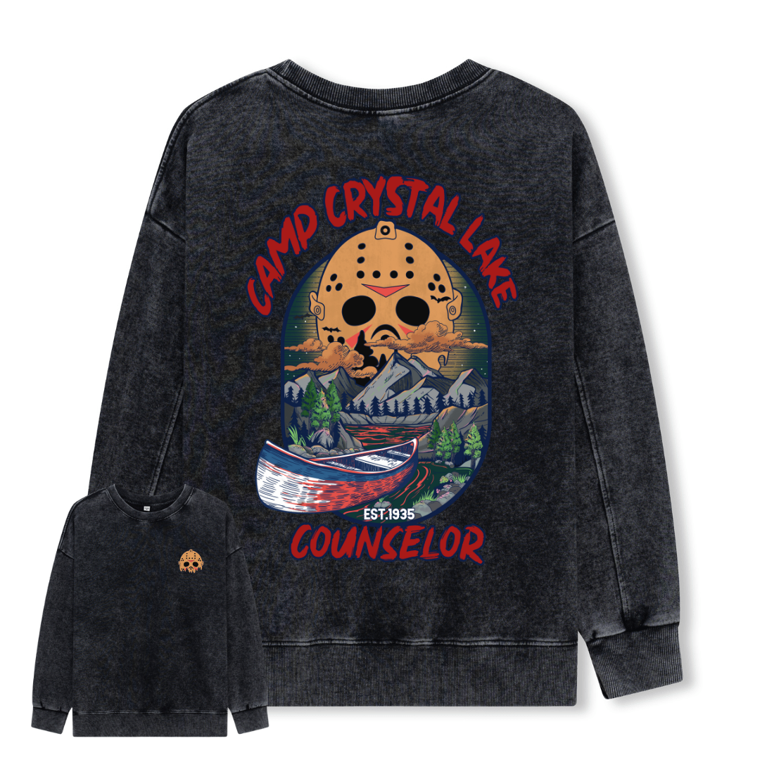 Camp Crystal Lake Washed Sweatshirt