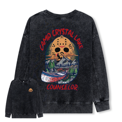 Camp Crystal Lake Washed Sweatshirt