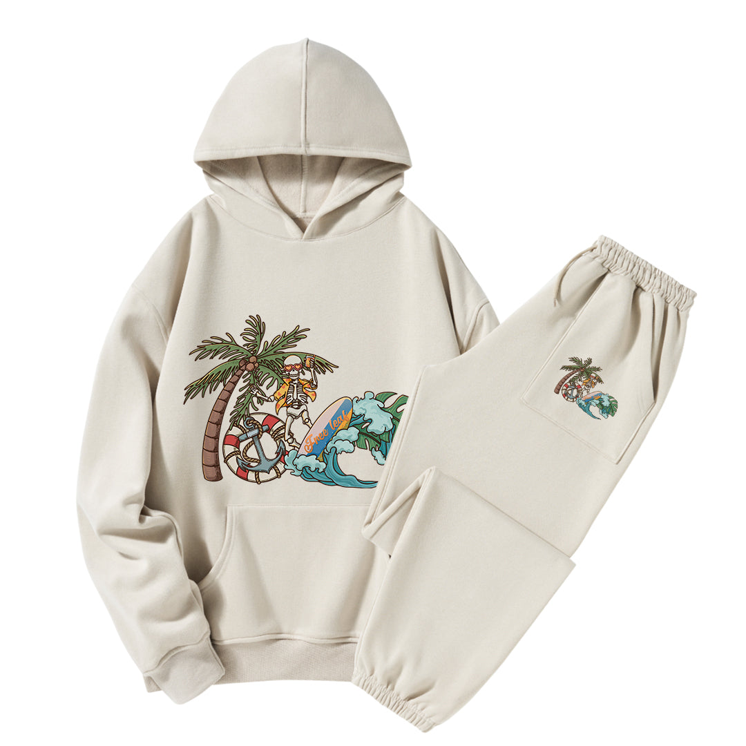 Freeleaf Eternal Summer Romance Adventure Unisex Nature Inspired Fleece Suit