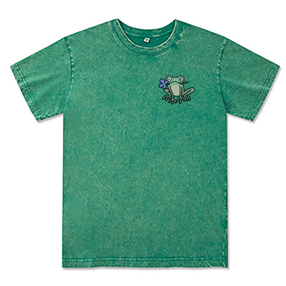 Freeleaf Rebirth in Bloom Unisex Nature Inspired Washed Tee