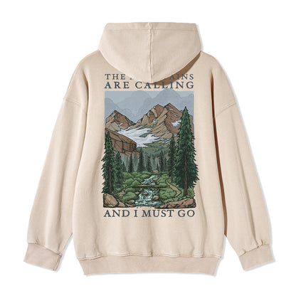 Freeleaf The Mountains Are Calling Unisex Fleece Full-Zip Hoodie