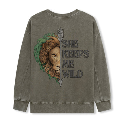 Freeleaf  Wild at Heart Love's Serenade Washed Sweatshirt
