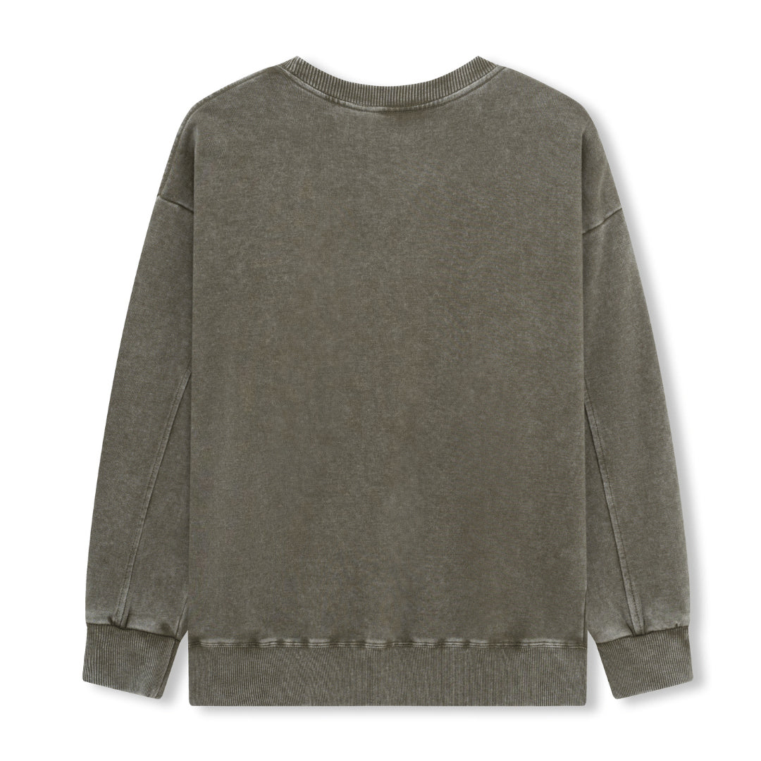 Freeleaf  No Rain No Flowers Washed Sweatshirt