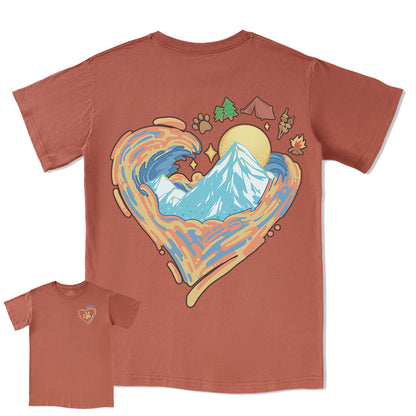 Freeleaf Heart of Wilderness Camping Tee