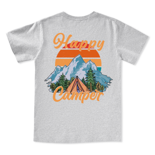Happy Camper V-neck Tee