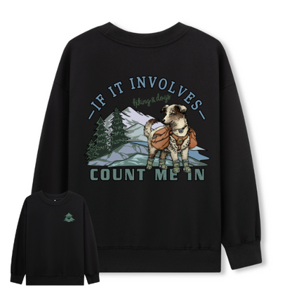 Hiking & Dogs Adventure Sweatshirt