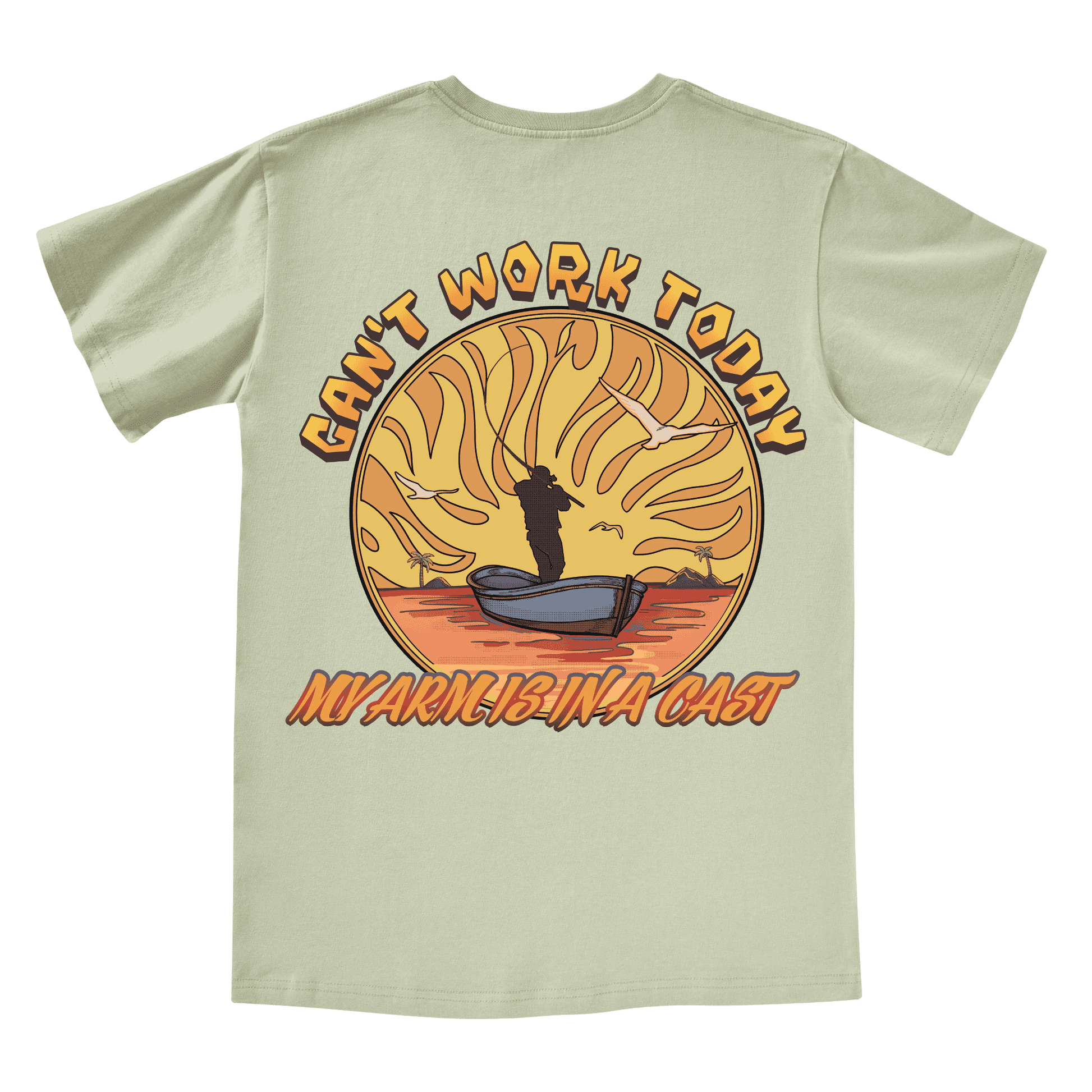 Can't Work Today V neck Tee