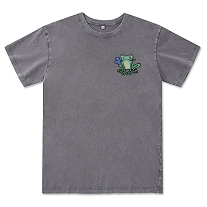 Freeleaf Rebirth in Bloom Unisex Nature Inspired Washed Tee
