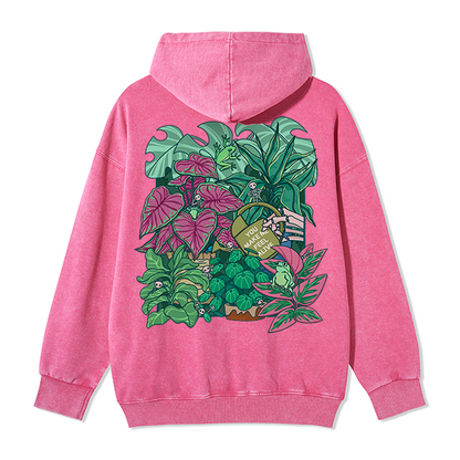 Freeleaf You Make Me Feel Alive Back-printed Unisex Nature Inspired Fleece Full-Zip Hoodie