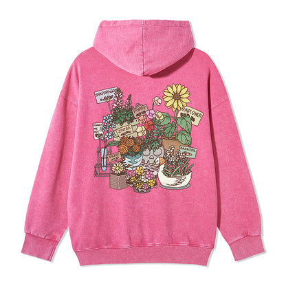 Freeleaf Flourishing Garden Nature Inspired Unisex Fleece Full-Zip Hoodie