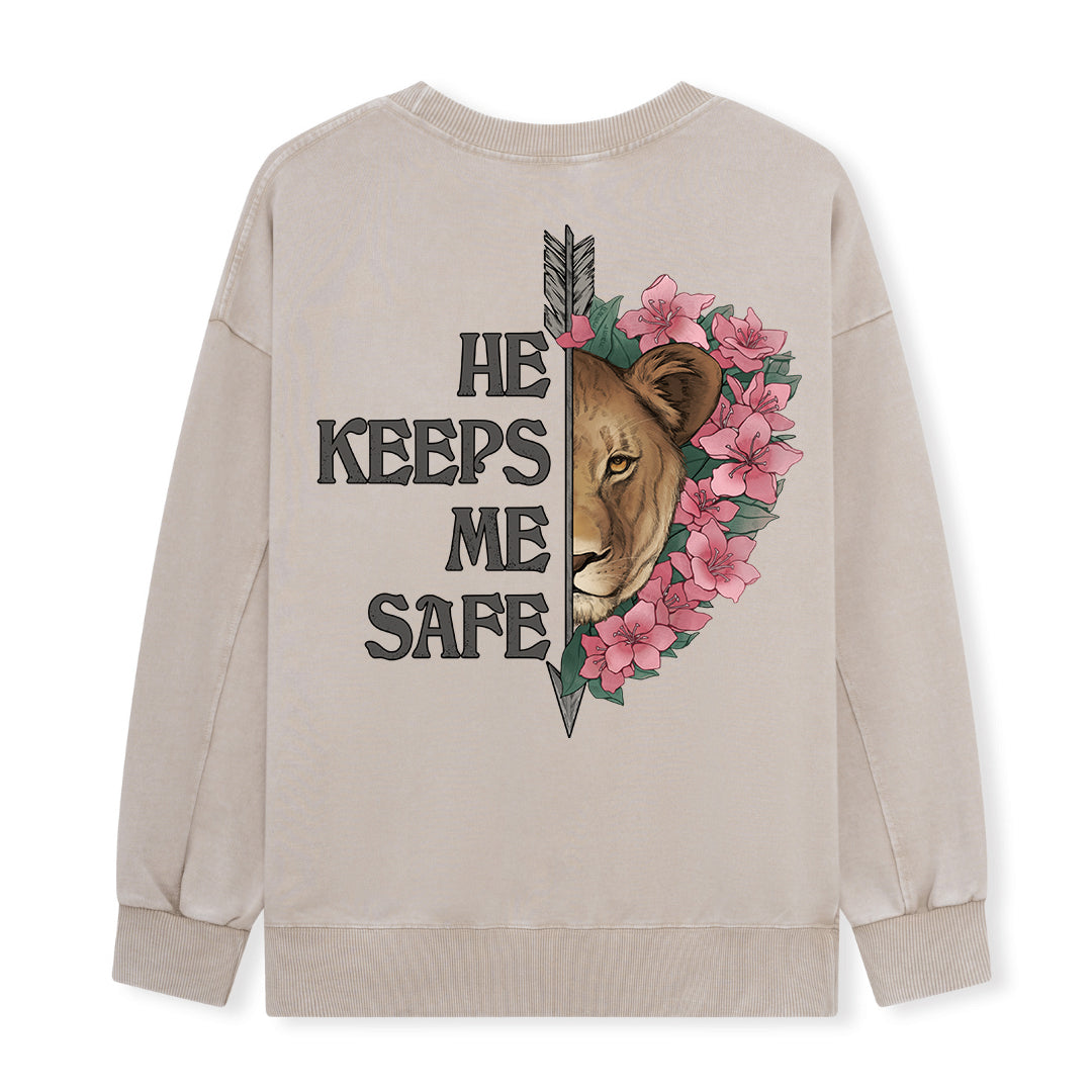 Freeleaf  Wild at Heart Love Untamed Washed Sweatshirt