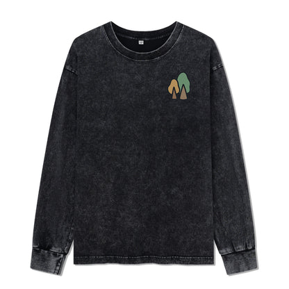 Freeleaf Pathway to the  Universe Unisex Washed Long Sleeve Top