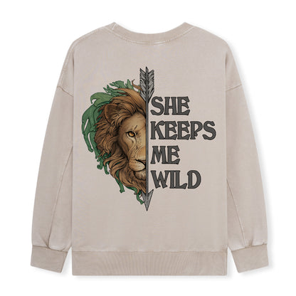 Freeleaf  Wild at Heart Love's Serenade Washed Sweatshirt