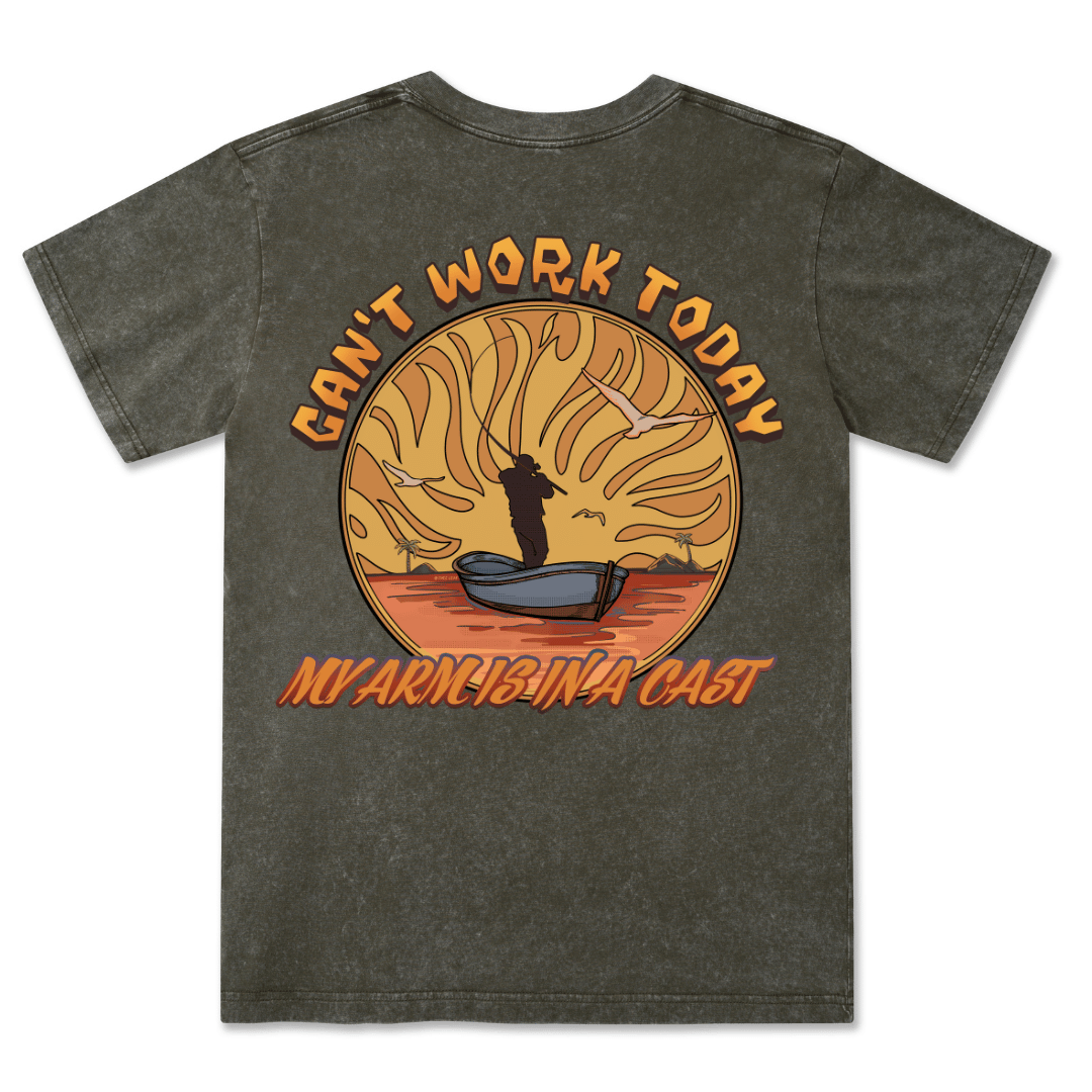 Can't Work Today Washed Tee