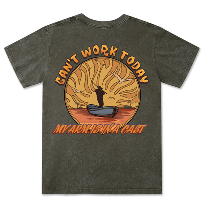 Can't Work Today Washed Tee