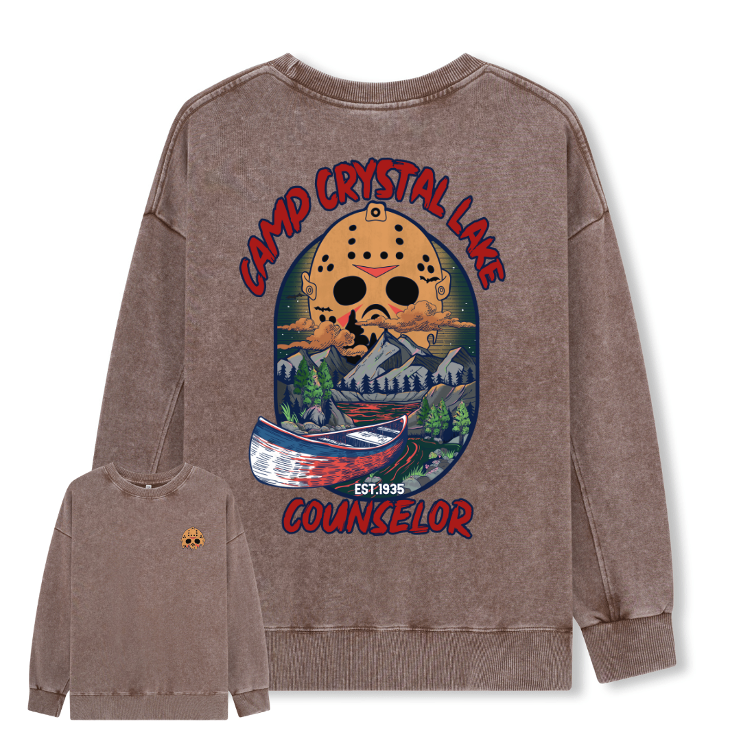 Camp Crystal Lake Washed Sweatshirt