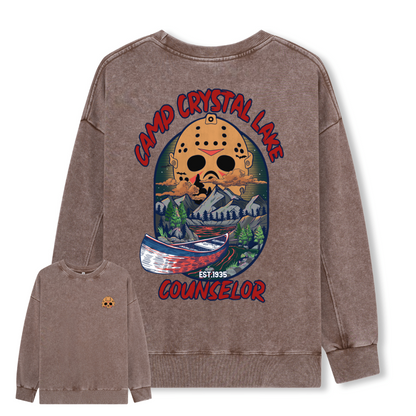 Camp Crystal Lake Washed Sweatshirt