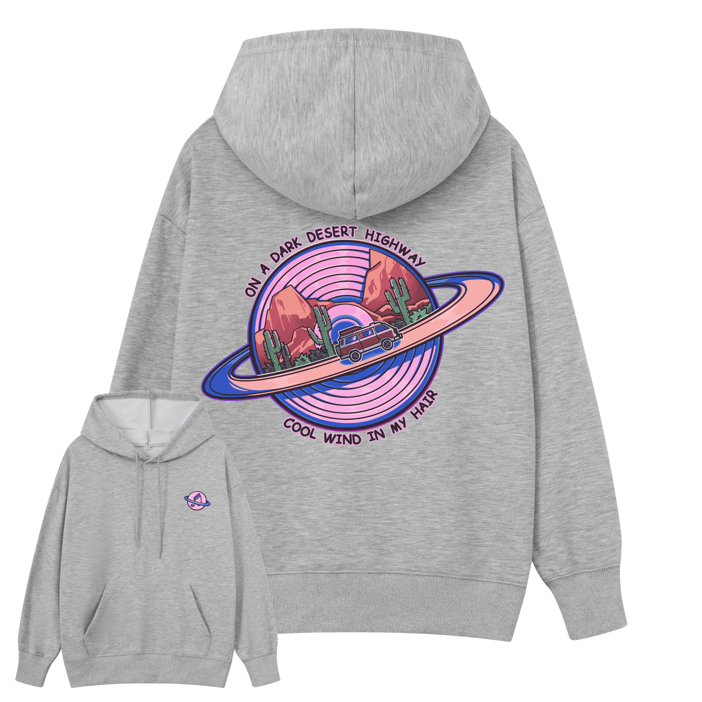 On A Dark Desert Highway Hoodie