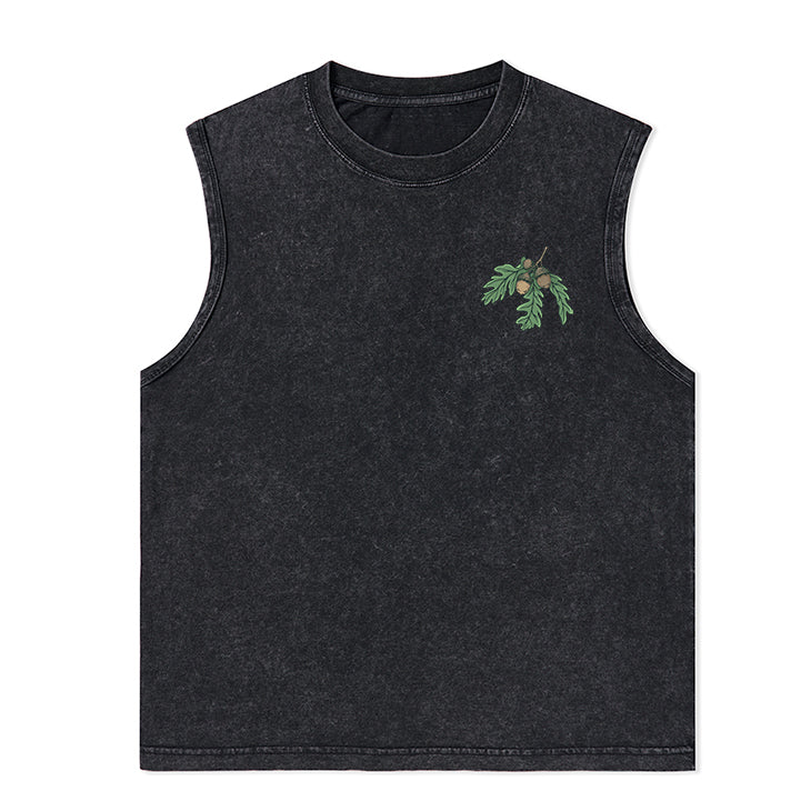 Freeleaf Into Forest And Find My Soul Unisex Washed Tank Tops