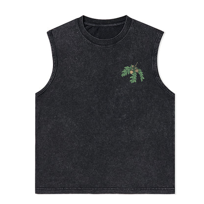 Freeleaf Into Forest And Find My Soul Unisex Washed Tank Tops