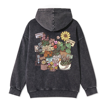 Freeleaf Flourishing Garden Nature Inspired Unisex Fleece Full-Zip Hoodie