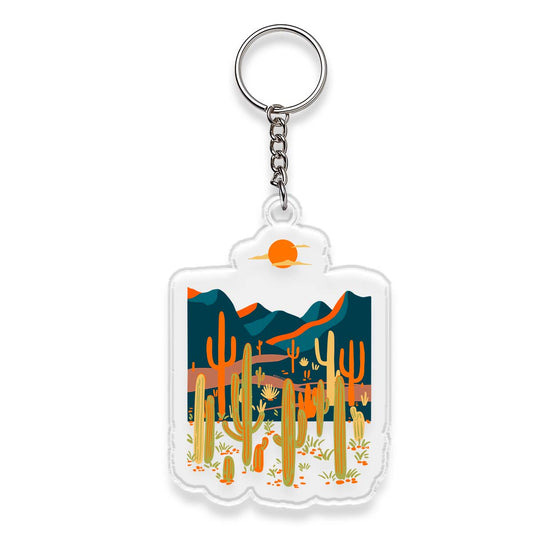 Freeleaf Desert Miracle  Double-Sided Acrylic Keychain