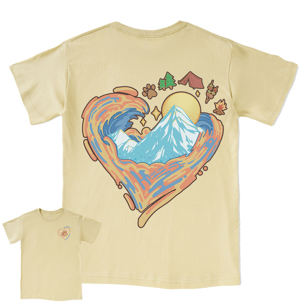 Freeleaf Heart of Wilderness Camping Tee