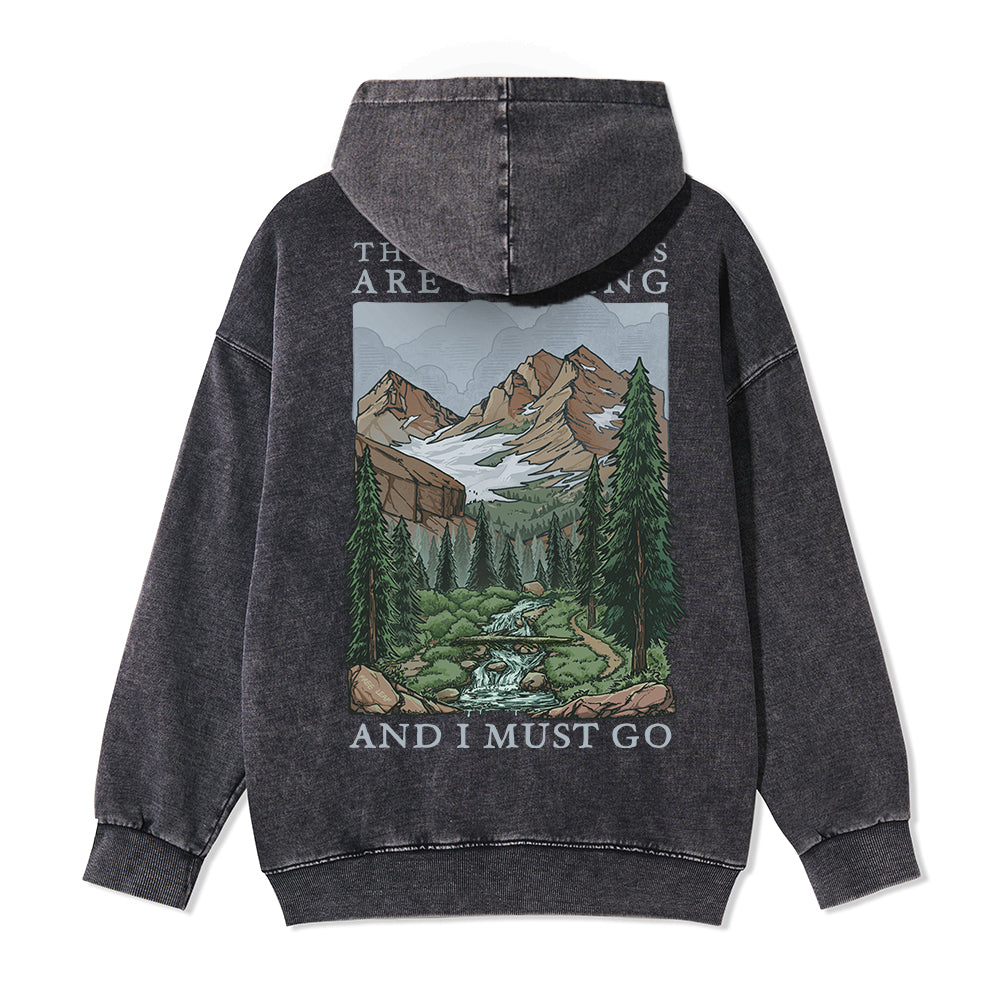 Freeleaf The Mountains Are Calling Unisex Fleece Full-Zip Hoodie