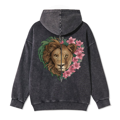 Freeleaf Wild at Heart Full-Zip Back-printed Hoodie