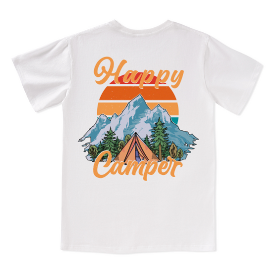 Happy Camper V-neck Tee