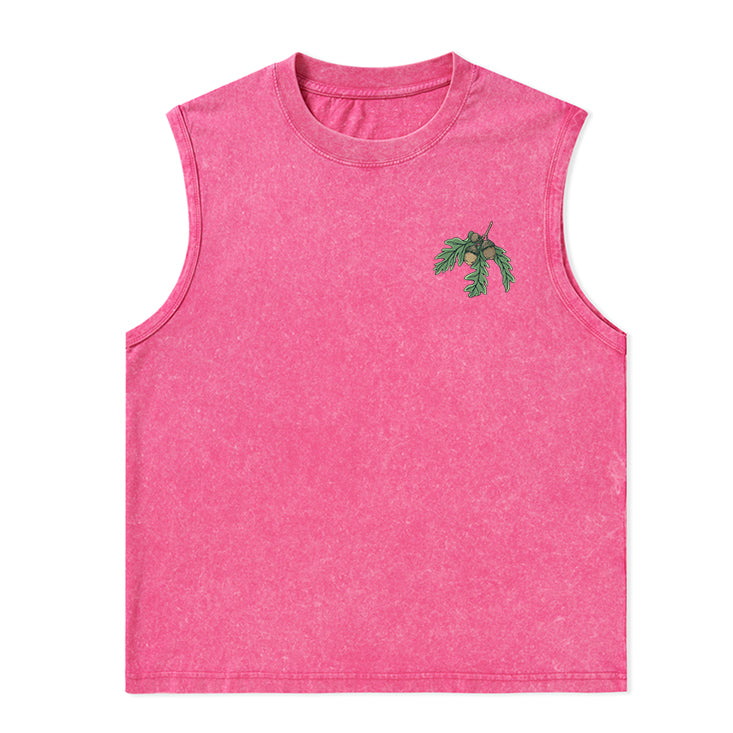 Freeleaf Into Forest And Find My Soul Unisex Washed Tank Tops