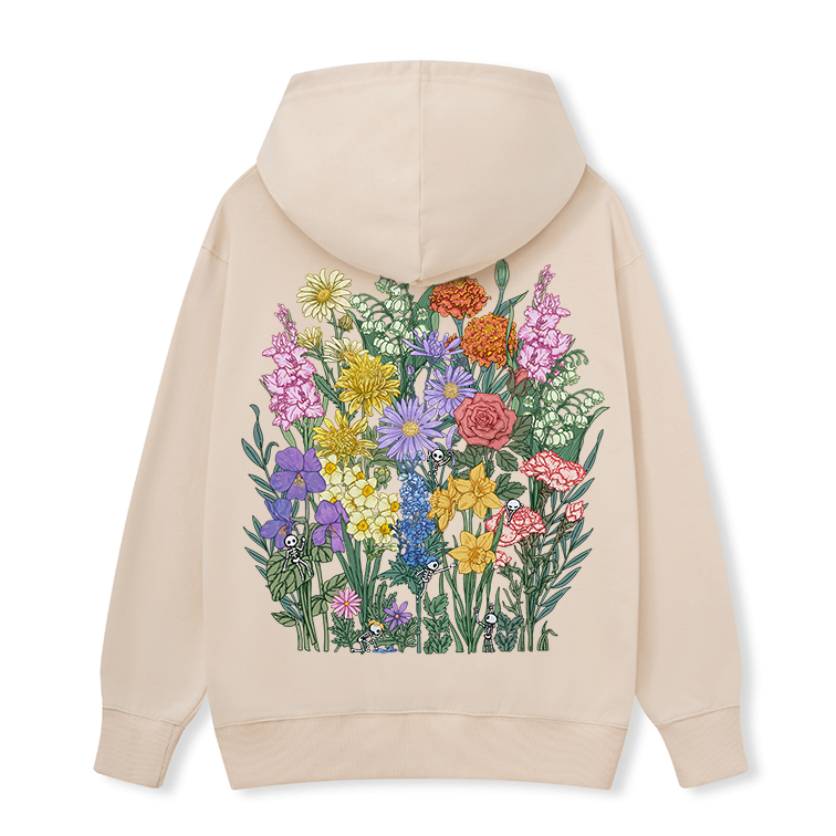 Freeleaf Whimsy in Bloom Unisex Nature Inspired Hoodie