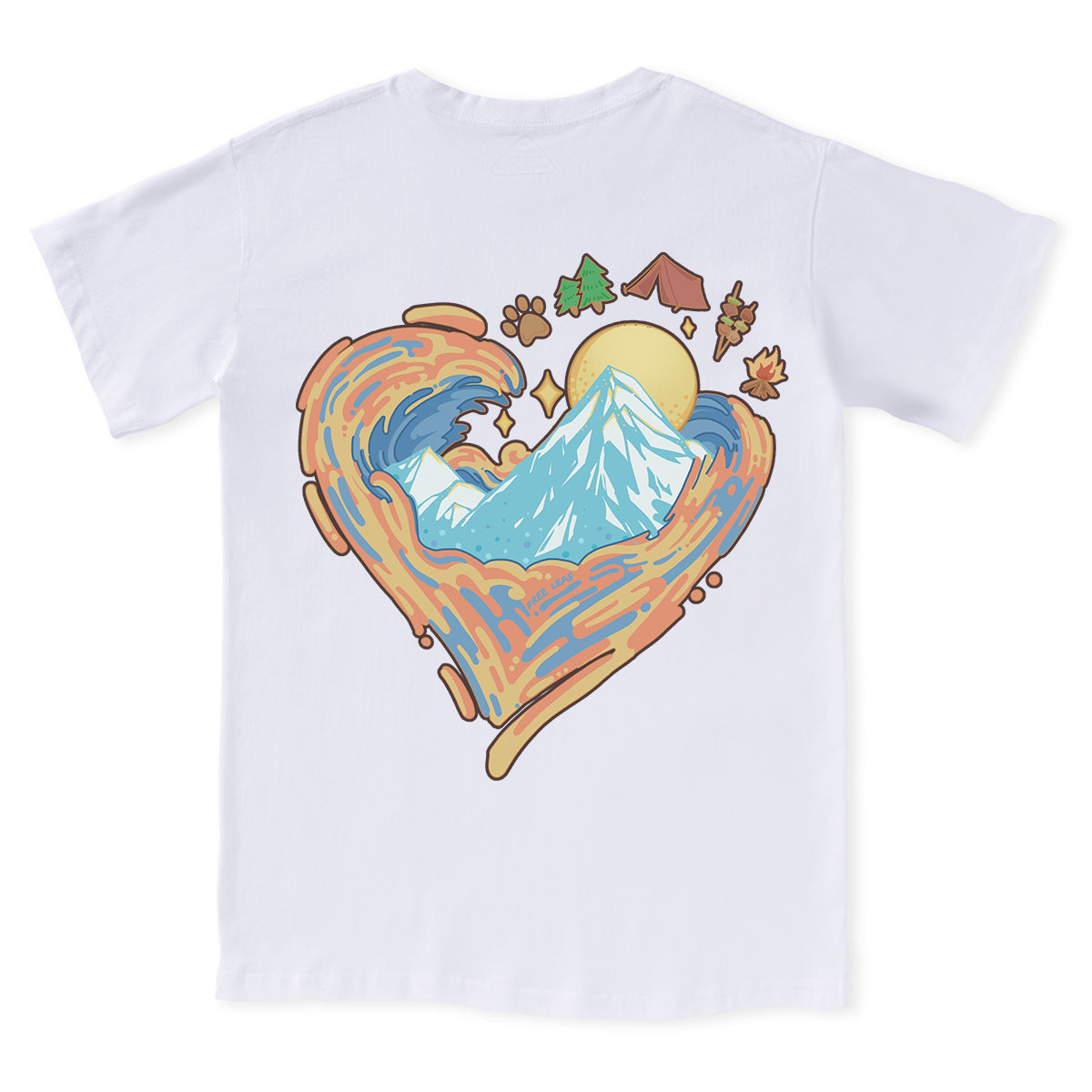 Freeleaf Heart of Wilderness Camping Tee