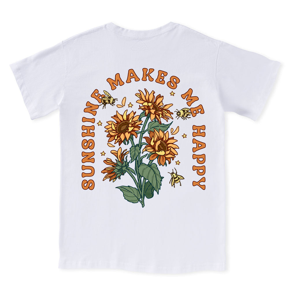Freeleaf Sunshine Makes Me Happy Tee