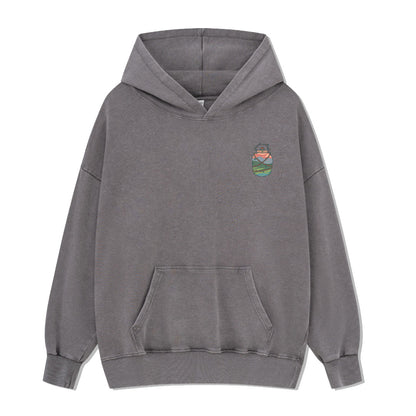 Go And Discover Washed Hoodie