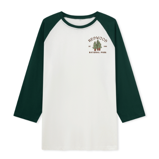 Elk Walk Raglan Long Sleeve Top