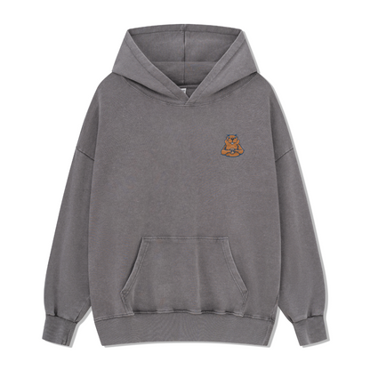 Happy Mind Happy Life Washed Hoodie