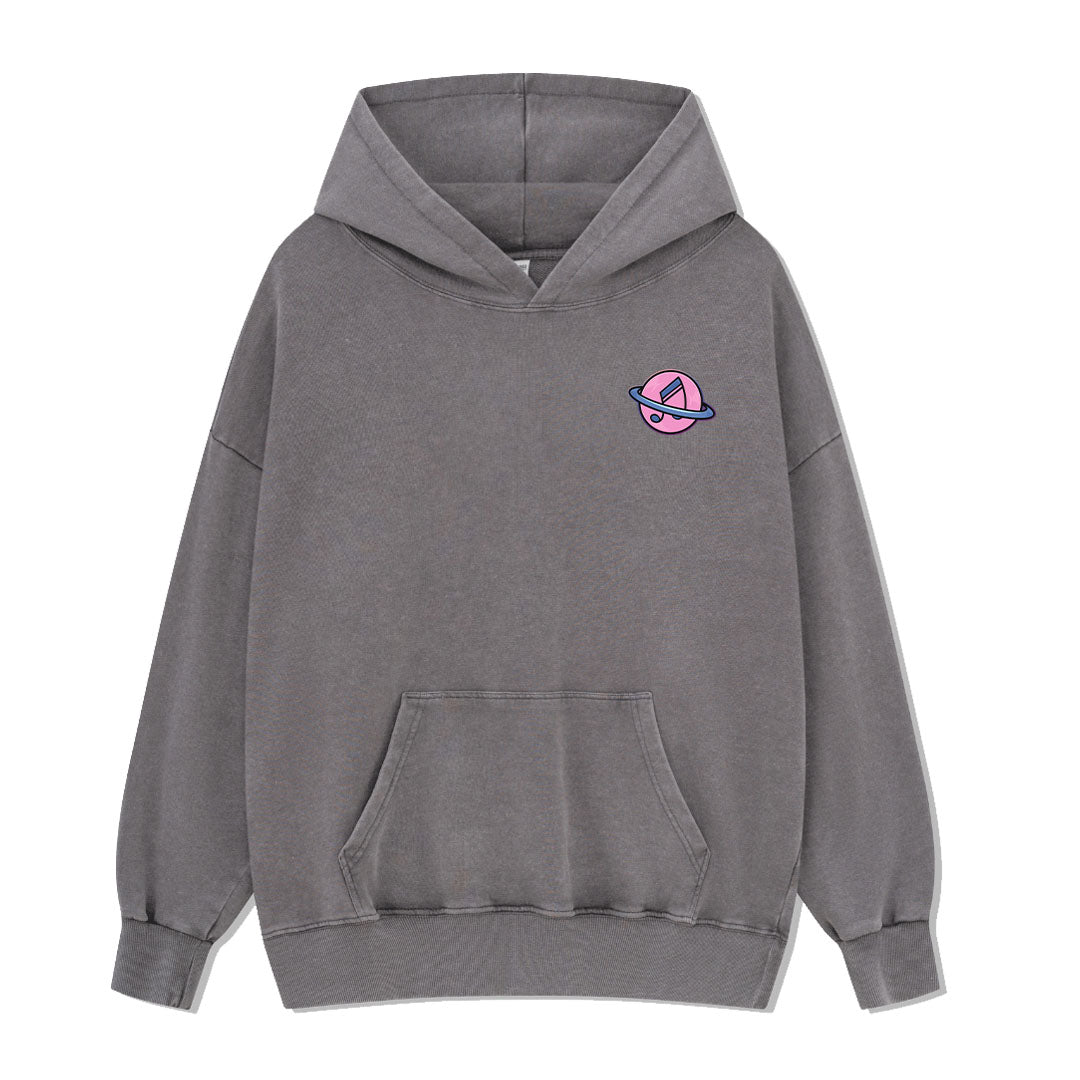 On A Dark Desert Highway Washed Hoodie