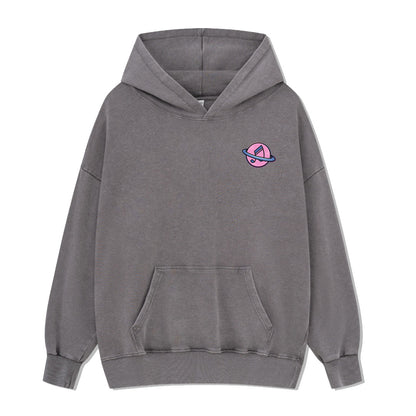 On A Dark Desert Highway Washed Hoodie